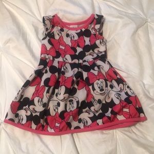 Minnie Mouse pink dress, size: 18 months